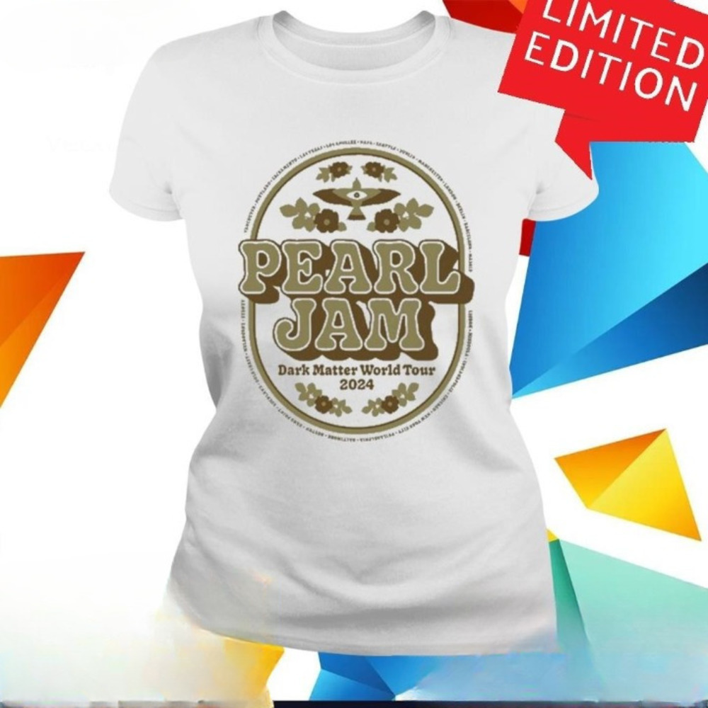 Pearl Jam Tour 2024 Kitsch Shirt Pearl Jam World Tour Graphics Shirt